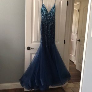 Jovani Sequin Mermaid Prom Dress